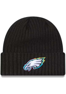 New Era Philadelphia Eagles Black 2024 Crucial Catch Tech Mens Knit Hat