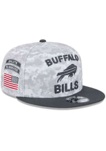 New Era Buffalo Bills White 2024 Salute to Service 9FIFTY Mens Snapback Hat