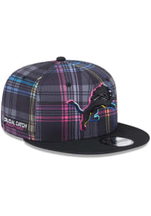 New Era Detroit Lions Black 2024 Crucial Catch 9FIFTY Mens Snapback Hat