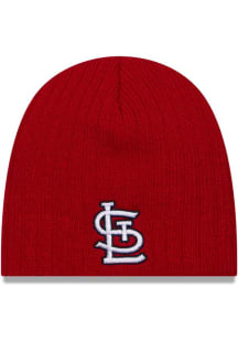 New Era St Louis Cardinals Evergreen Mini Fan Baby Knit Hat - Red