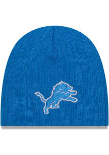 New Era Detroit Lions Evergreen Mini Fan Baby Knit Hat - Blue