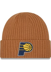 New Era Indiana Pacers Brown Color Pack OTC Logo Cuff Mens Knit Hat