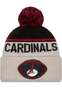 New Era Arizona Cardinals Ivory 2024 Sideline Historic Sport Cuff Mens Knit Hat