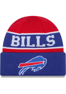 New Era Buffalo Bills Blue Reverse Cuff Mens Knit Hat