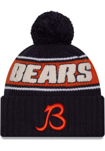 New Era Chicago Bears Navy Blue 2024 Sideline OTC Sport Cuff Mens Knit Hat