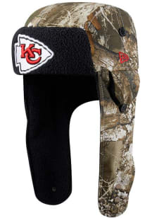 New Era Kansas City Chiefs Brown Realtree Trapper Mens Knit Hat