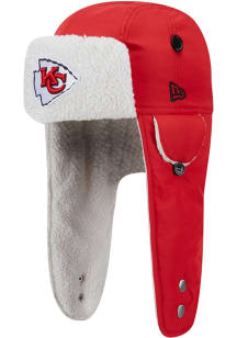 New Era Kansas City Chiefs Red Trapper Mens Knit Hat