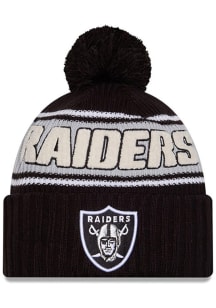 New Era Las Vegas Raiders Black 2024 Sideline OTC Sport Cuff Mens Knit Hat