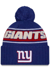 New Era New York Giants Blue 2024 Sideline OTC Sport Cuff Mens Knit Hat