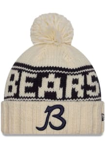 New Era Chicago Bears White 2024 Sideline W Cuff Pom Womens Knit Hat