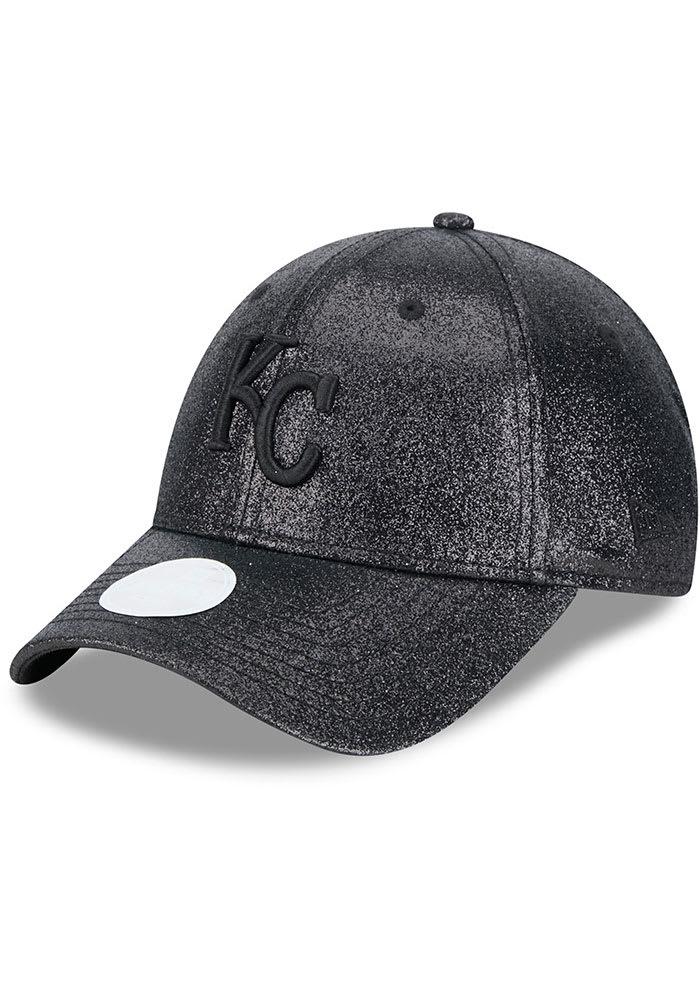 Kansas City Royals New Era 9Forty Women’s Black Sparkly Adjustable Hat New Era Kansas City Royals Women main image 4