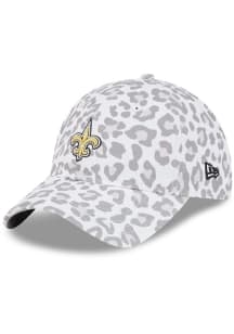 New Era New Orleans Saints White OTC Active Catty 9TWENTY Womens Adjustable Hat