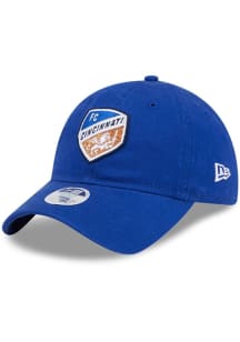 New Era FC Cincinnati Blue Evergreen W Glitter 9TWENTY Womens Adjustable Hat