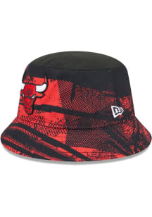 New Era Chicago Bulls Black NBA24 Tip Off Bucket Mens Bucket Hat