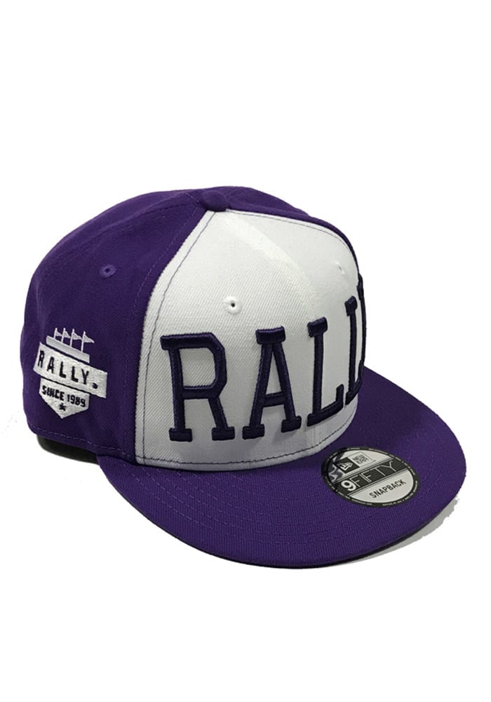 New Era RALLY Purple 9FIFTY Mens Snapback Hat