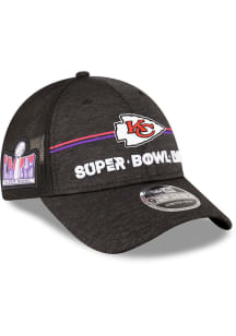 New Era Kansas City Chiefs Super Bowl LVIII Participant 9FORTY Adjustable Hat - Black