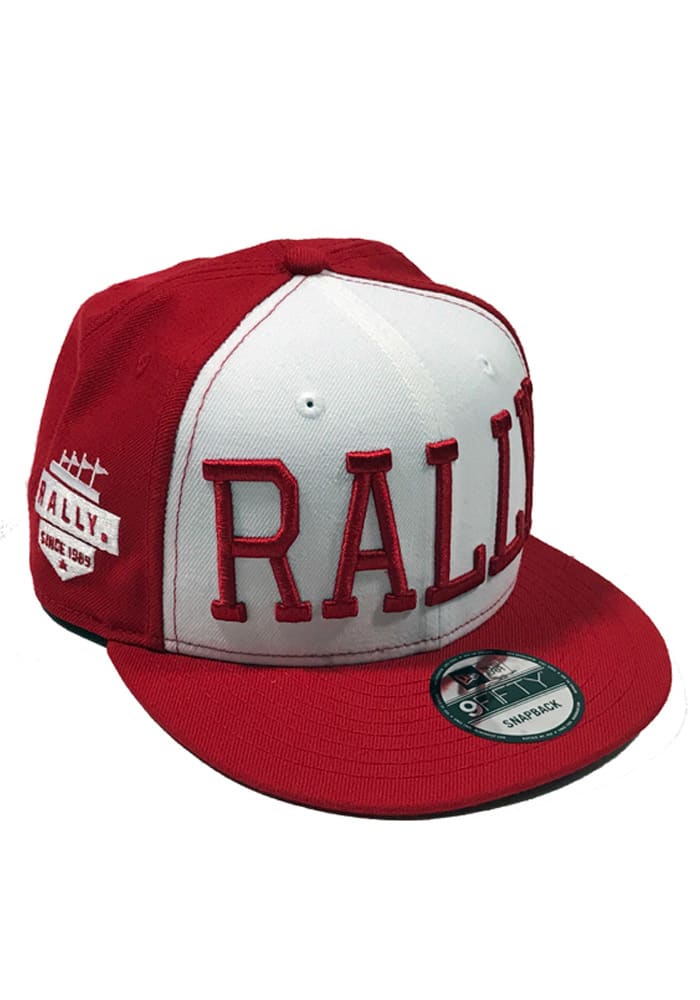 New Era RALLY Red 9FIFTY Mens Snapback Hat