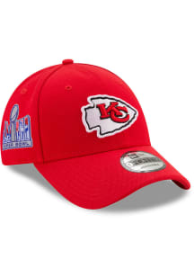New Era Kansas City Chiefs Super Bowl LVIII Side Patch The League 9FORTY Adjustable Hat - Red