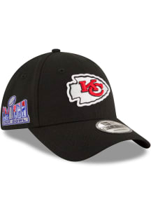 New Era Kansas City Chiefs Super Bowl LVIII Side Patch The League 9FORTY Adjustable Hat - Black