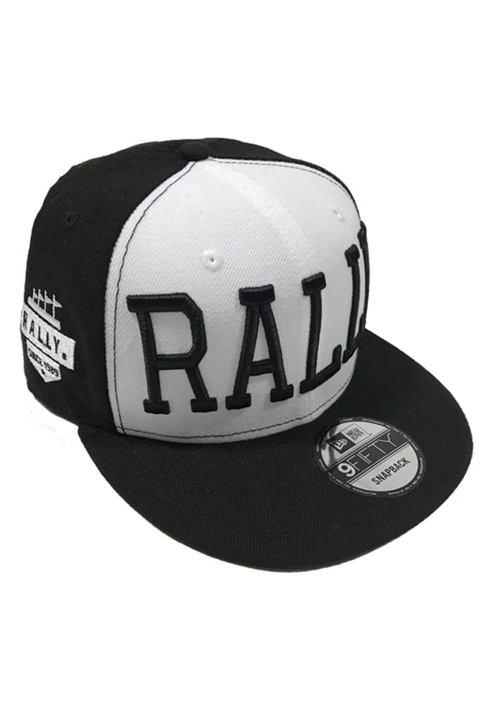New Era RALLY Black 9FIFTY Mens Snapback Hat