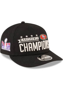 New Era San Francisco 49ers 2023 NFC Conference Champions Locker Room LP9FIFTY Adjustable Hat - ..