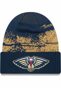 New Era New Orleans Pelicans Blue NBA24 Tip Off Knit Mens Knit Hat