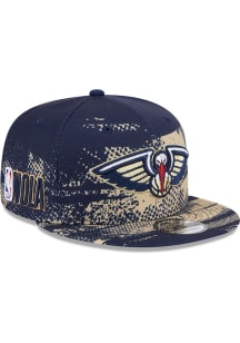 New Era New Orleans Pelicans Blue NBA24 Tip Off 9FIFTY Mens Snapback Hat