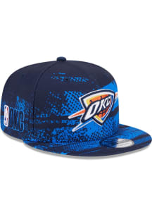 New Era Oklahoma City Thunder Blue NBA24 Tip Off 9FIFTY Mens Snapback Hat