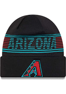 New Era Arizona Diamondbacks Black MLB24 Sport Knit Mens Knit Hat