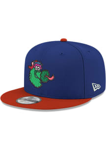 New Era Philadelphia Phillies Blue Replica 2024 Batting Practice Logo 9FIFTY Mens Snapback Hat