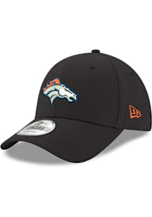 New Era Denver Broncos Stretch Snap 9FORTY Adjustable Hat - Black