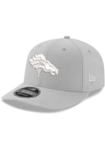 New Era Denver Broncos Tonal Logo Diamond Era LP 9FIFTY Adjustable Hat - White