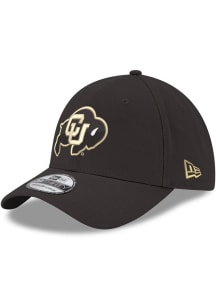 New Era Colorado Buffaloes Mens Black Basic 39THIRTY Flex Hat