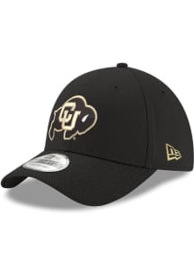 New Era Colorado Buffaloes Mens Black Diamond Era 39THIRTY Flex Hat