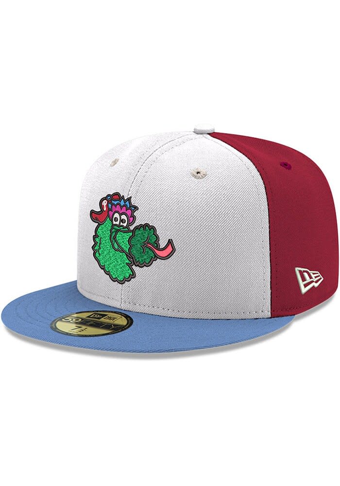 Philadelphia Phillies Mens 3T Phanatic Head 59FIFTY Phillie Phanatic ...