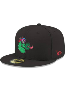 New Era Philadelphia Phillies Mens Black Phanatic Head 59FIFTY Fitted Hat