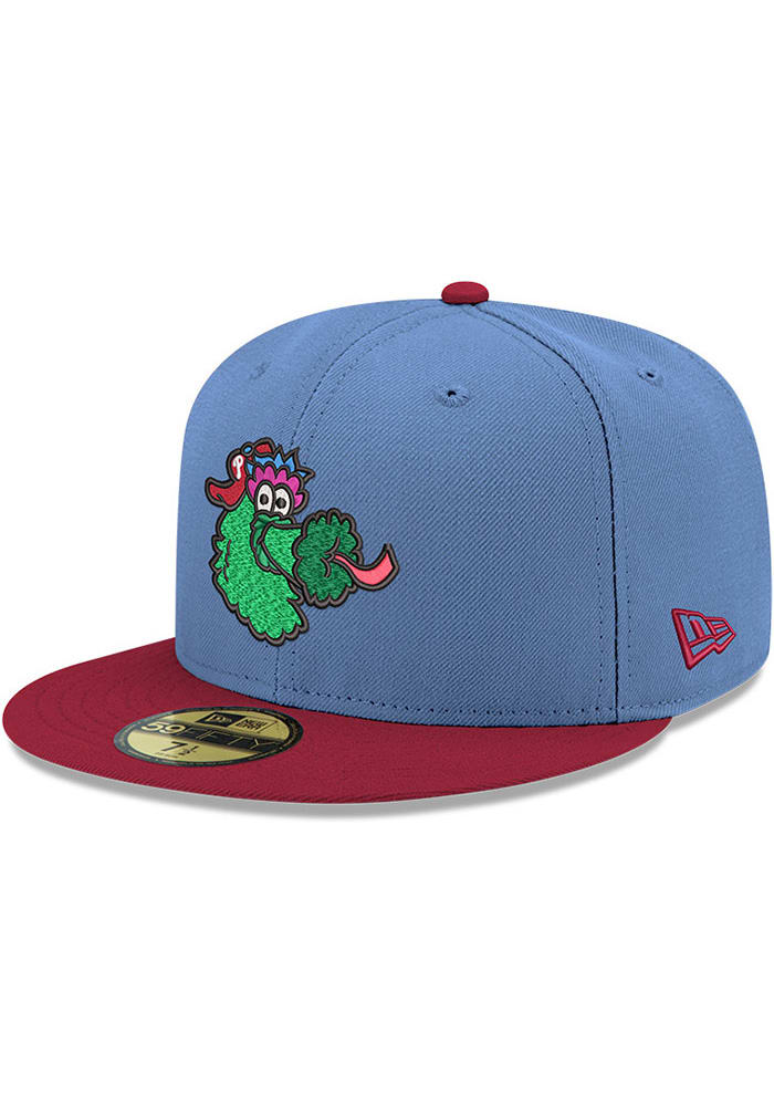 Philadelphia Phillies 2T Phanatic Head 59FIFTY Phillie Phanatic LIGHT ...