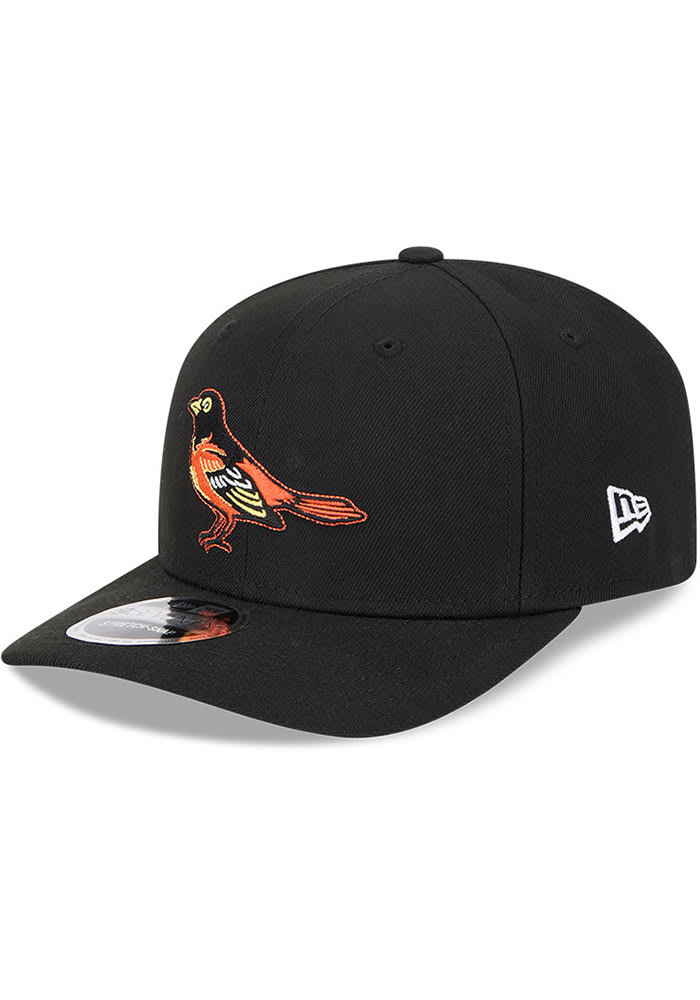 New Era Baltimore Orioles BLACK 1999 Cooperstown Stretch 9SEVENTY