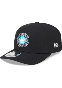 New Era Charlotte FC Stretch 9SEVENTY Adjustable Hat - Black