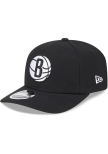 New Era Brooklyn Nets Stretch 9SEVENTY Adjustable Hat - Black