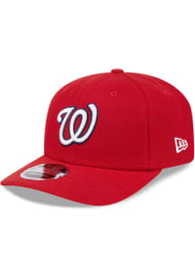 New Era Washington Nationals AC Replica Stretch 9SEVENTY Adjustable Hat - Red