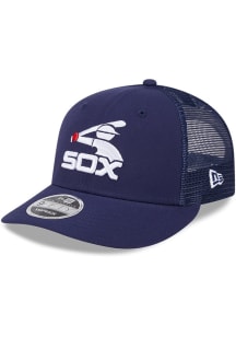 New Era Chicago White Sox 1976 Cooperstown Trucker LP 9FIFTY Adjustable Hat - Navy Blue