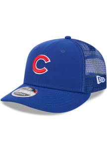 New Era Chicago Cubs Primary C Trucker LP 9FIFTY Adjustable Hat - Blue