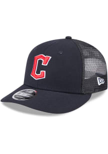 New Era Cleveland Guardians Trucker LP 9FIFTY Adjustable Hat - Navy Blue