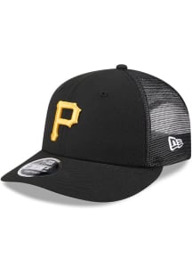 New Era Pittsburgh Pirates Trucker LP 9FIFTY Adjustable Hat - Black