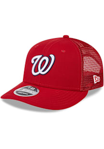 New Era Washington Nationals Trucker LP 9FIFTY Adjustable Hat - Red