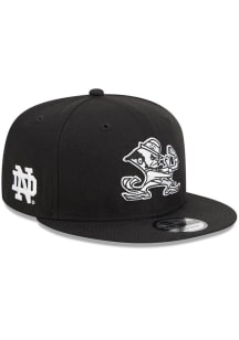 New Era Notre Dame Fighting Irish Black 9FIFTY Mens Snapback Hat