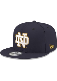 New Era Notre Dame Fighting Irish Navy Blue 9FIFTY Mens Snapback Hat