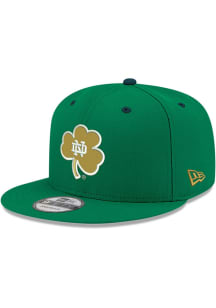 New Era Notre Dame Fighting Irish Green 9FIFTY Mens Snapback Hat