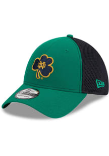 New Era Notre Dame Fighting Irish Mens Green 2T 39THIRTY Flex Hat